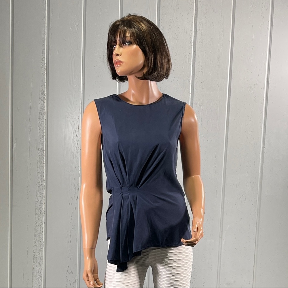 *Zara Basic Women's Navy Blue Sleeveless Blouse Size XS